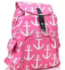 Full Printed Pink Soft Backpack With High Quality thumbnail-1