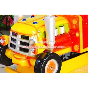 Zhongshan Amusement Kiddie Rides Rocking Machine Car 2 Seat Tractor thumbnail-4