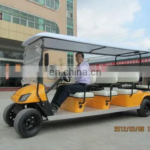 High Performance Electric Tourist Vehicle 8 Seater Golf Cart thumbnail-2