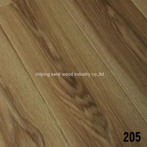Antique Oak Parquet 12mm V Groove Laminate Flooring thumbnail-2