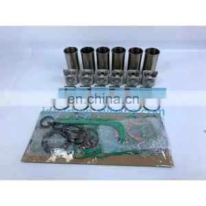 6DB10 Cylinder Liner Kit With Full Gasket Set Piston Rings Liner For Mitsubishi thumbnail-1