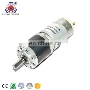 High Torque Customized Shaft 40W DC Brushed Planetary Gear Motor 12v thumbnail-5