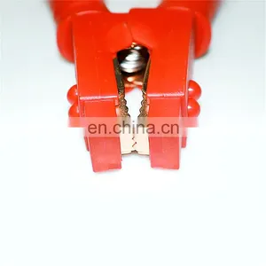 Safety Heavy Duty Brass Battery Alligator Clamp 200A Strong Alligator Clips for Car thumbnail-5