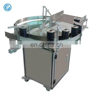 Factory Bottle Unscrambler Turntable Rotary Table With Labeling Machine thumbnail-1