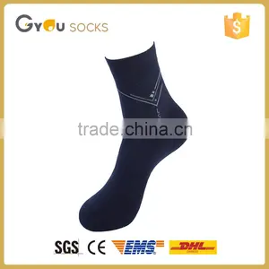 2016 Wholesale New Design Solid Color Men Dress Tube Socks Making Machine thumbnail-1