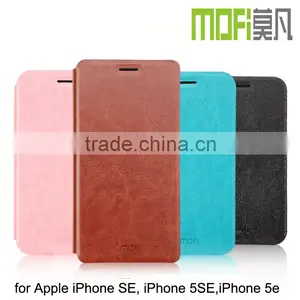 2016 MOFi Case Cover for Apple IPhone SE, Customized Leather Flip Cover for IPhone 5SE Case thumbnail-1