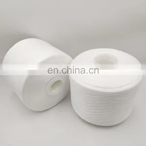 Hot Selling China Factory 20s 30s 40s 50s 60s 70s 100% Polyester Poly Poly Core Spun Sewing Thread Raw White thumbnail-4