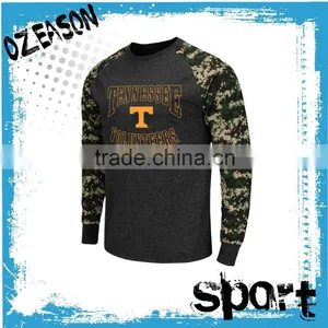 Long Sleeve Baseball T Shirt,Custom Sublimatio Camo Baseball Jerseys thumbnail-1