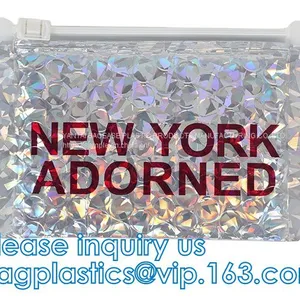 Metallic Foil Film PE Film PE Bubble Cosmetics Reclosable Ziplockk Zipper Bubble Bag 100% Eco-Friendly Waterproof thumbnail-1
