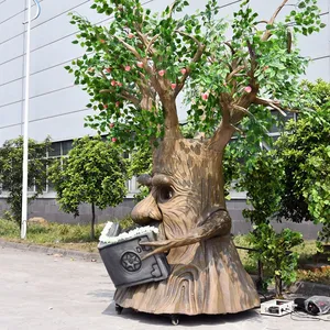 Newest Good Quality Durable Attractive Customizable Life Size Animatronic Talking Tree for Festival thumbnail-3