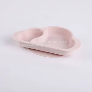 BPA Free Cloud Silicone Suction Plate by Weiqi thumbnail-1