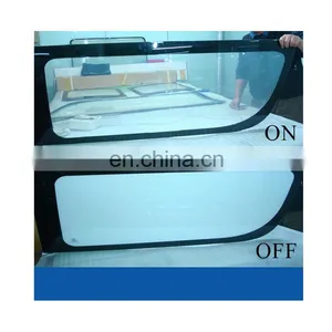 Pdlc Switchable Hotsale Stained Smart Transformer Dimmable Tempered Glass Film thumbnail-1