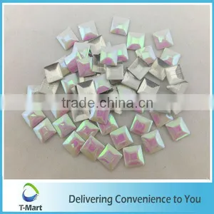 Square Iron Foil Stud Nailhead Rhinestone Hot Fix Clothing Manufacturer thumbnail-1