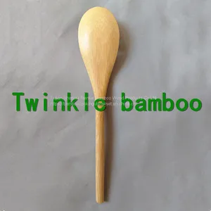 Bamboo Cutlery Spoons for Sale/Bambu Spoon Round Handle/ Bamboo Spoons Wholesale thumbnail-1