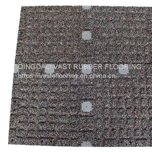 EPDM Laminated Rubber Flooring Gym Flooring Rubber Tiles Mat thumbnail-3