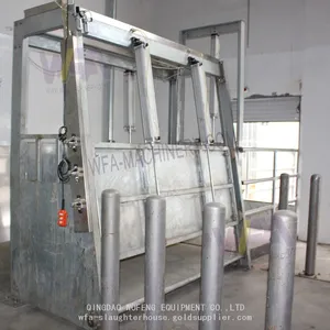 Complete Abattoir Equipment Slaughterhouse Stunning Box For Cow Slaughter Machine thumbnail-1