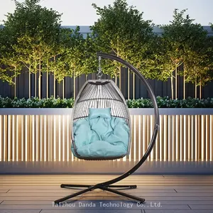 Outdoor Durable Swing Hanging Egg Chair thumbnail-1