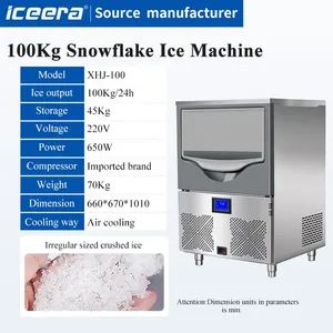 Automatic Snowflake Ice Machine Nugget Ice Machine Granular Ice Maker 100kg thumbnail-4