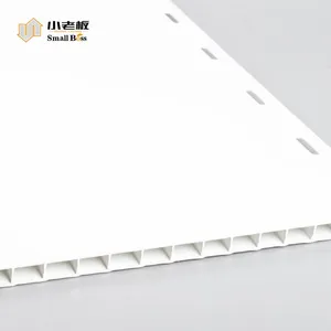 12'' Easy and Quick Installation PVC Wall Panel White Black Interlocking for Commercial Use thumbnail-1