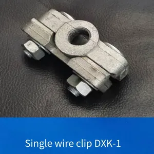 Single Wire Clamp Dxk-1 for Catenary Wire Erection, Double Wire Clamp Dxk-2 for Tram Wire Hanging thumbnail-2