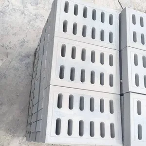 Concrete Steel Bar Ditch Cover Plate Mold, Leakage-preventing Precast Grate Plastic Mold, Sturdy and Durable thumbnail-3