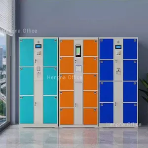 Intelligent Storage Locker With Barcode System | Shopping Mall in Tartu, Estonia | Customizable Colors & USB Charging thumbnail-1