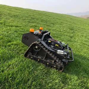 Steep Slopes Grass Maintenance Factory Direct Sales Vigorun 800mm Cutting Width Radio Controlled Tracked Grass Trimmer thumbnail-1
