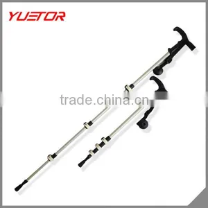 3 Section Inner Lock Retractable Ultrastrong Aluminum Trekking Pole With LED Supplier's Choice thumbnail-2