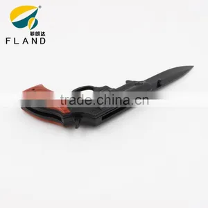 Creative Design Black Oxide 3Cr13 Stainless Steel Blade Gun Shaped Folding Knife thumbnail-5