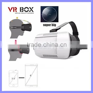 3D VR Virtual Reality Box Headset 3D Movie Game Glasses Adjust Cardboard VR BOX Case For 3.5~6.0" Smartphones thumbnail-1