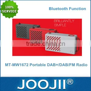 Portable DAB+/DAB/FM Radio With Bluetooth And LCD Display, Alarm Clock Radio With USB SD TF Card thumbnail-2