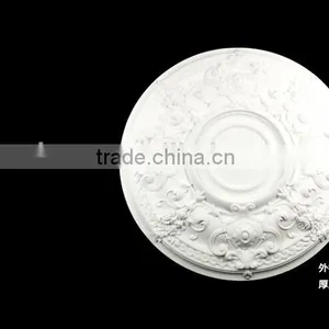 Cheap PU Ceiling Medallion / Ceiling Rose for Home Decoration thumbnail-1