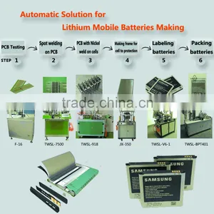 Battery Automatic Sticker Labeling Sticker Machine / Lithium Battery Labeler Mobile Battery Label Solution thumbnail-2