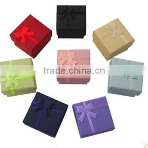 Multi Colors Jewelry Box, Paper Packing Gift Box thumbnail-1