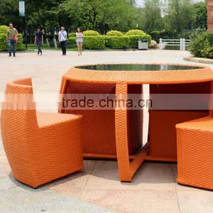 Antique Home Furniture Big Round Cheap Outdoor Garden Rattan Furniture thumbnail-2