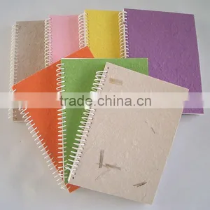 Cheap Promotional Spiral Notebook With Handmade Paper Cover thumbnail-2