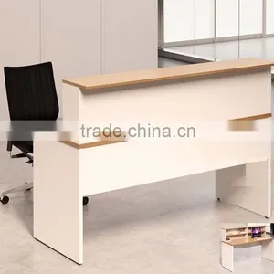 Modern Salon Reception Table Design 2 Person Reception Desk (SZ-RTB030-1) thumbnail-5