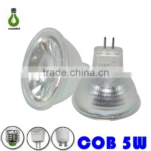 Crystal Led Spotlight Mr16 AC90-130V 185-260V Quartz Glass 5w Cob Led Spot Light thumbnail-4