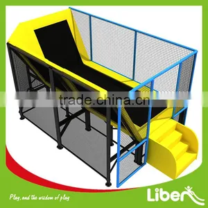 Trampoline Mat Surrounded Cheap Small Children Indoor Trampoline Park With Safety Enclosure thumbnail-2