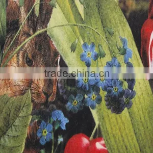 New Animal and Flower Digital Product Poplin Printing Fabric Cotton Textiles thumbnail-2