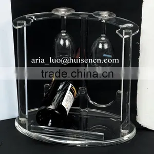 FoShan Clear Acrylic Wine Holder/wine and Wine Glass Display thumbnail-1