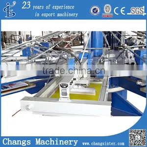 Automatic Rotary Silk Screen Printing Machine for Garment/T-shirt/Fabric/Textile/Clothes/jute Bag/Non-woven Fabric/Sole/Sale thumbnail-2