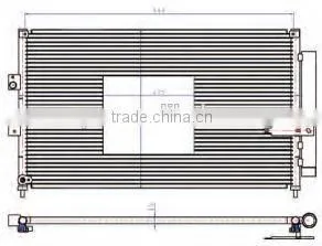 Car Condenser for HONDA CIVIC 4 DOORS 06- ( OEM NO.80110SNBA41/80110SNBA42 /80110SNBA41) thumbnail-1