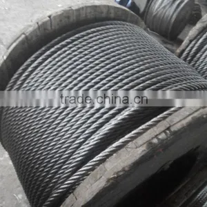Ungalvanized Steel Wire Rope With 6*36+IWRC thumbnail-1