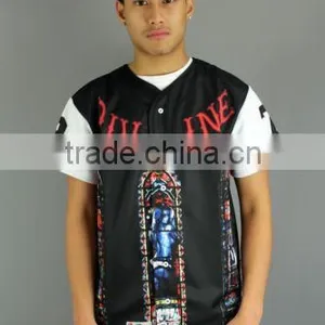 Cool Sublimation Base Ball Jersey thumbnail-1