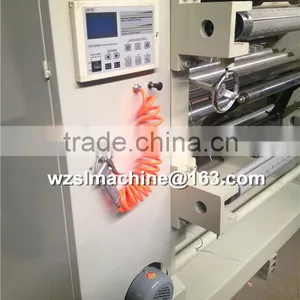 Full Automatic Coreless Pre Stretch Film SlittingRewinder Machine thumbnail-3