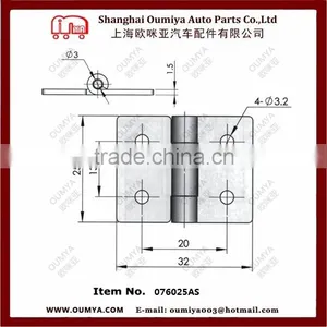 Steel Door Hinges for Trucks and Trailer 076025AS thumbnail-2