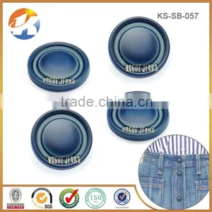 Fashion Decorative Blue Four Parts Press Metal Snap Button for Coat thumbnail-3