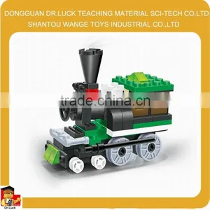 Kids Summer TOY Bricks Abs Train Train Block Set Cheap Construction Building Plastic Toys thumbnail-1