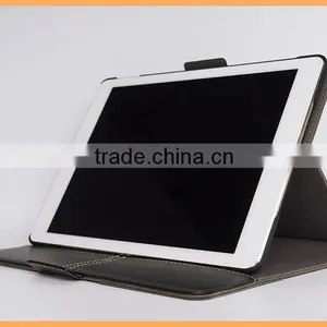 9.7 Inch Tablet Protective Genuine Leather Smart Case Cover for Ipad Air thumbnail-1
